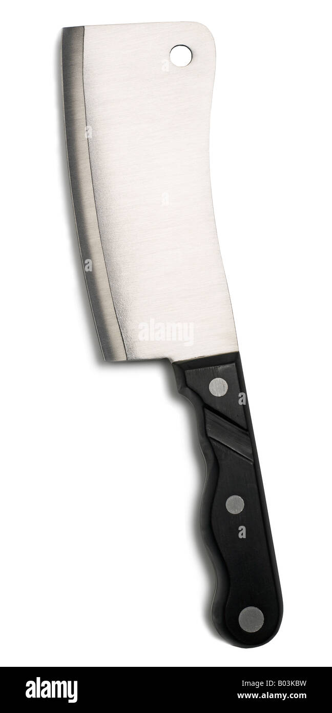 Knife cleaver Stock Photo