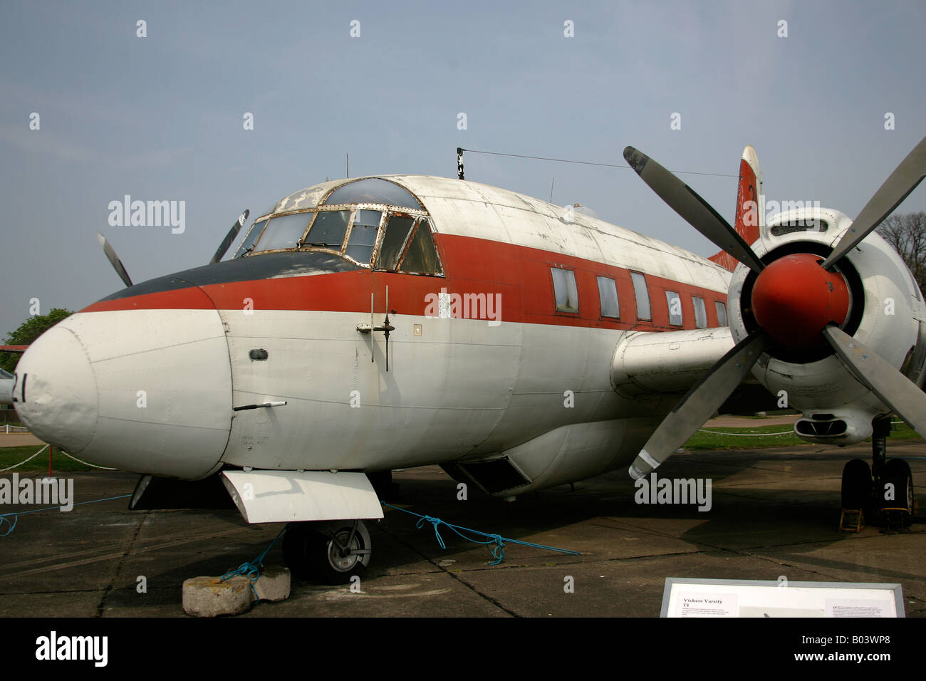 RAF VARSITY 1950's TRAINING AIRCRAFT -IMPERIAL WAR MUSEUM Stock Photo ...