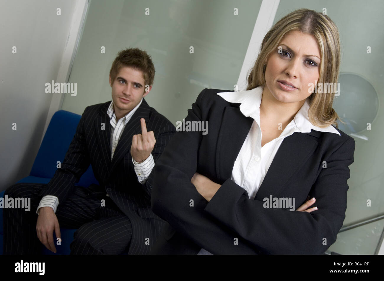 Argment Photo business couple having an arguement Stock Photo - Alamy
