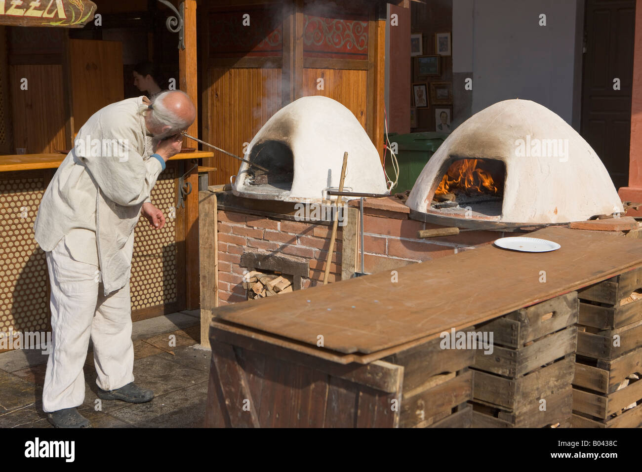 Pizza ovens, Plaza de la Corredera, City of Cordoba, UNESCO World Heritage Site, Province of Cordoba, Andalusia (Andalucia). Stock Photo