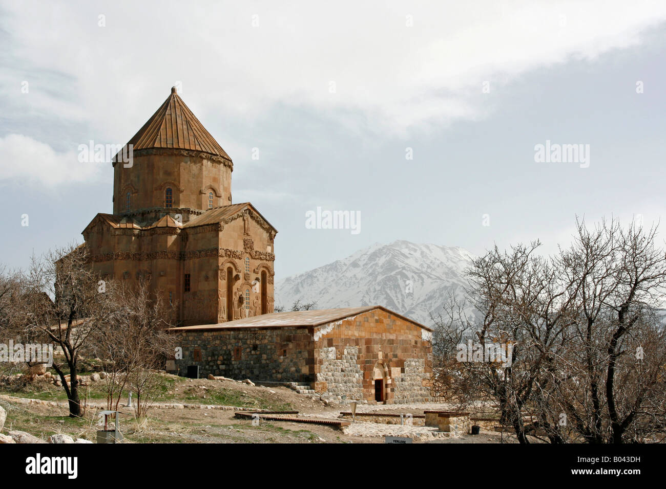 Akdamar Church in early spring Lake Van Turkey Asia Stock Photo