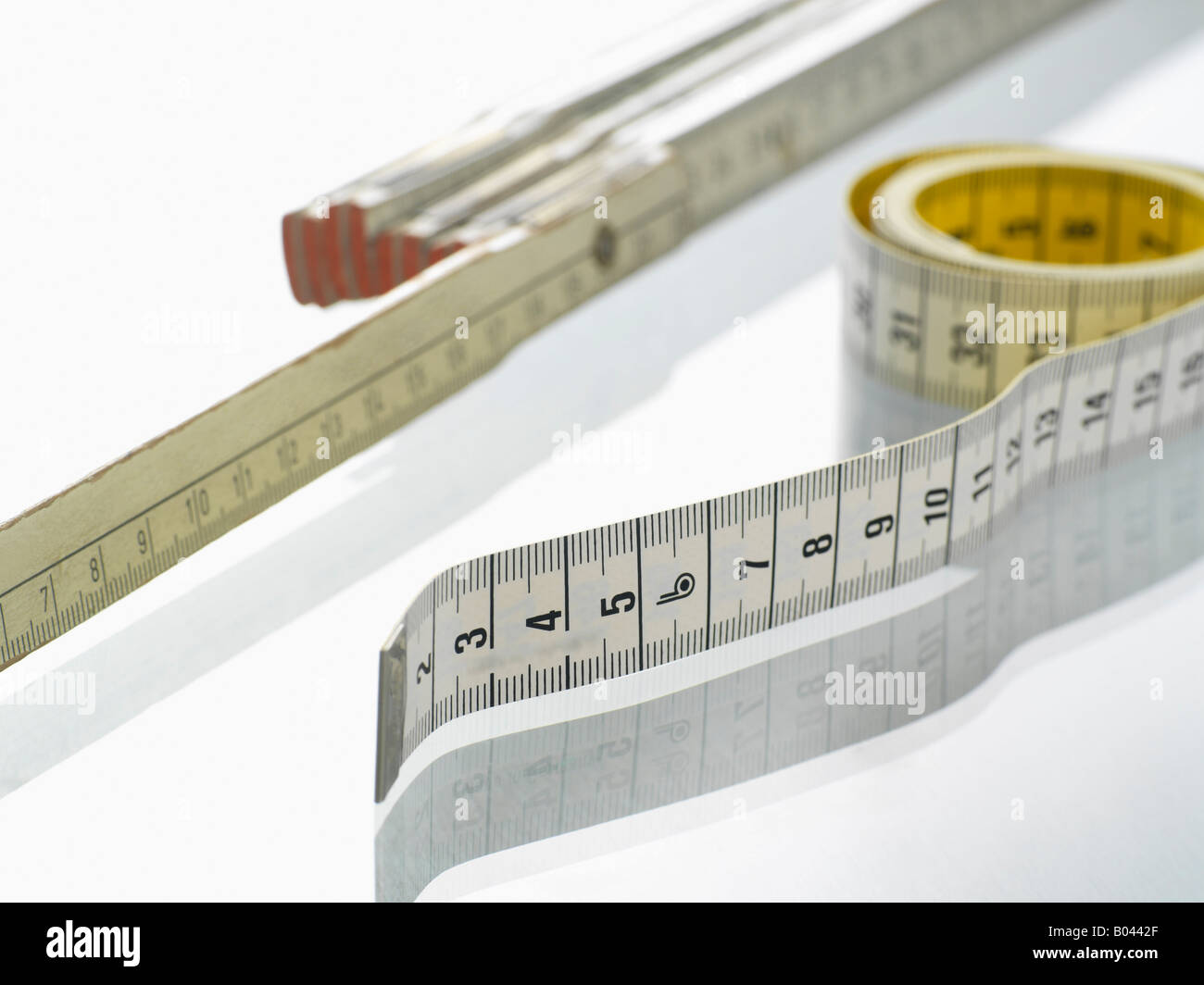 Measuring Tape and Ruler Stock Photo Alamy