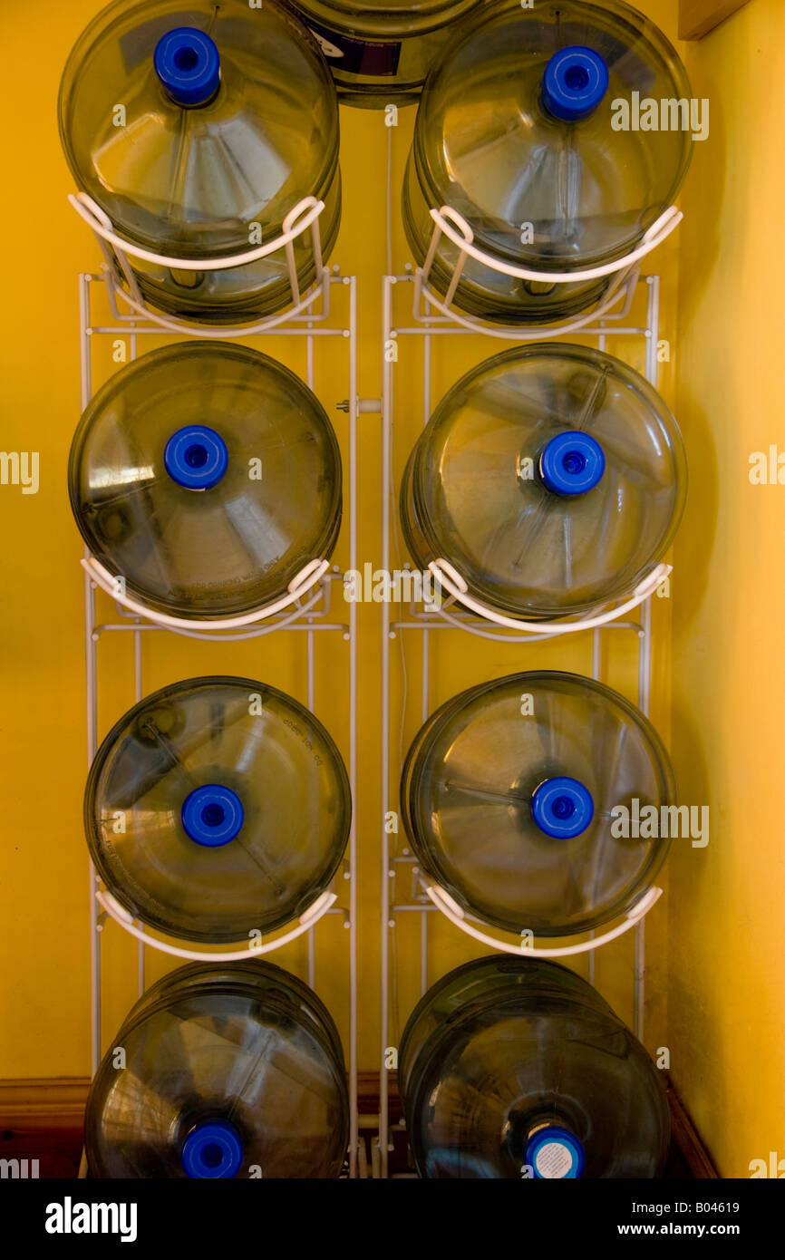 Water dispenser bottles Stock Photo Alamy