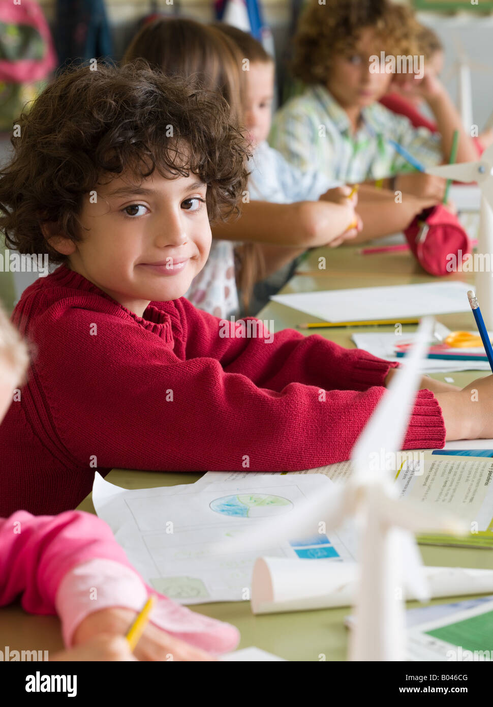 Children in classroom Stock Photo - Alamy