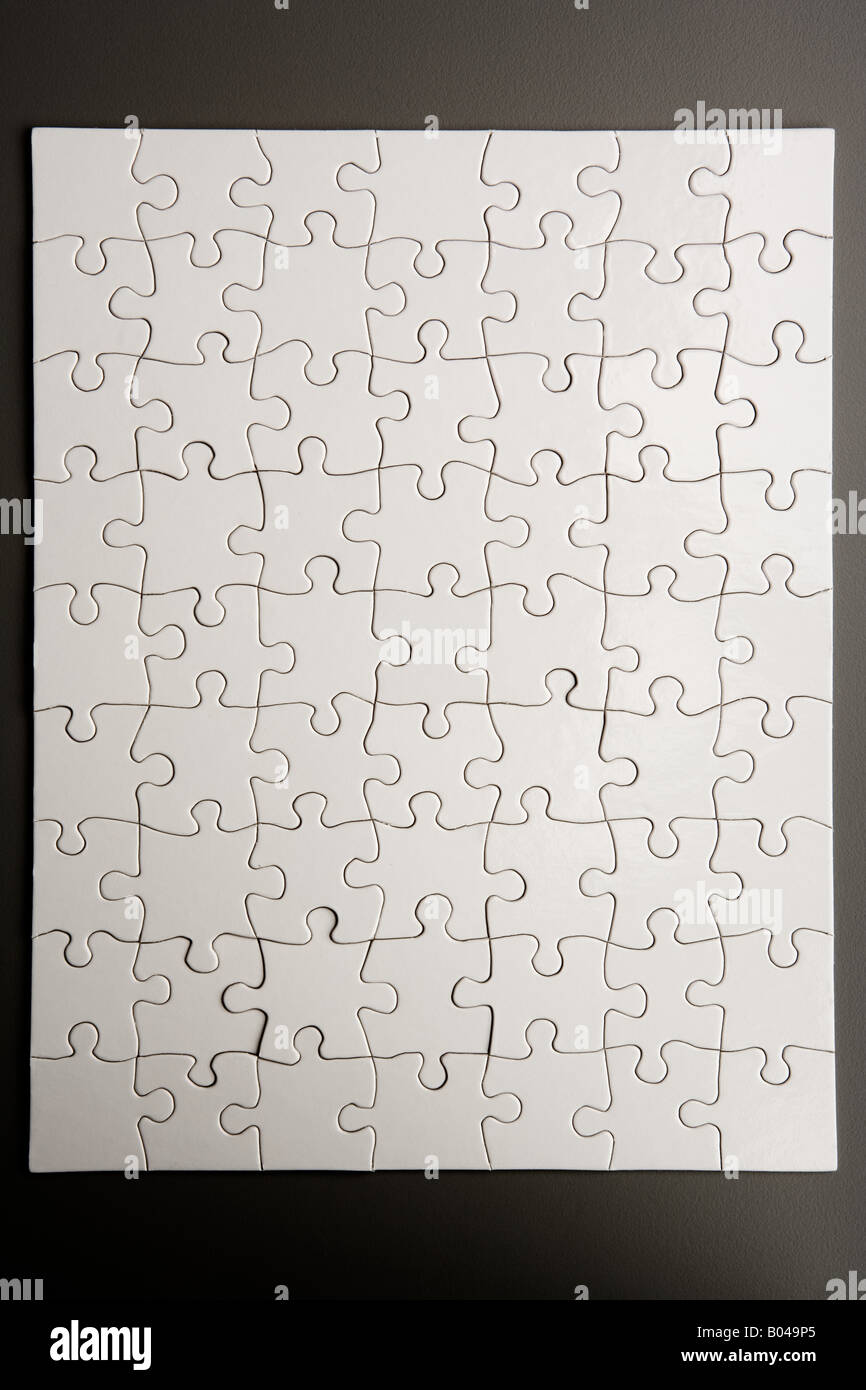 Blank puzzle template hi-res stock photography and images - Alamy