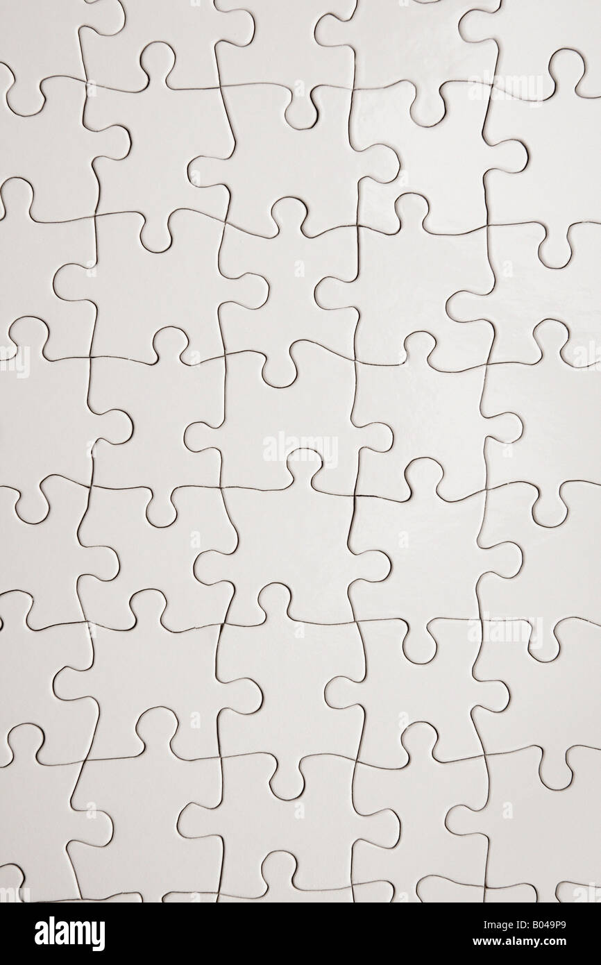 Complete jigsaw puzzle Stock Photo