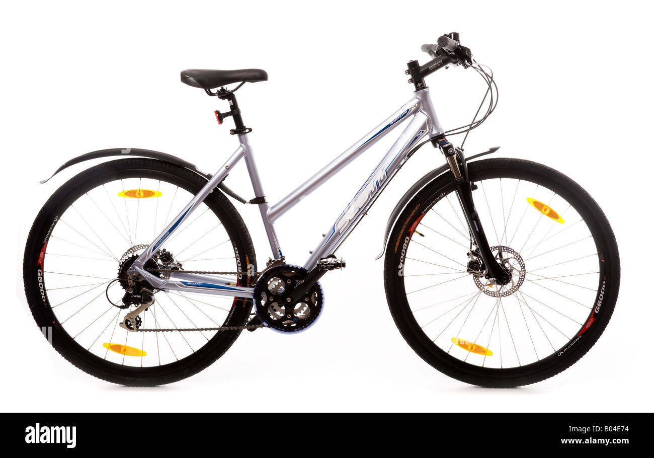 Hybrid bike hi-res stock photography 