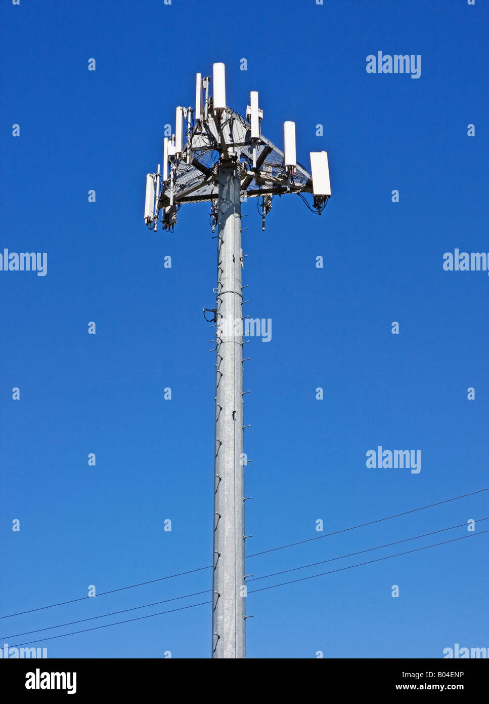 Cellular base station network antenna, air pollution and