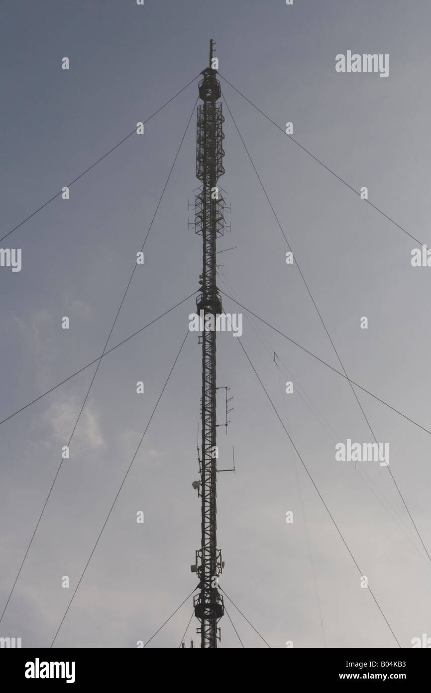 TV Transmitter mast Stock Photo - Alamy