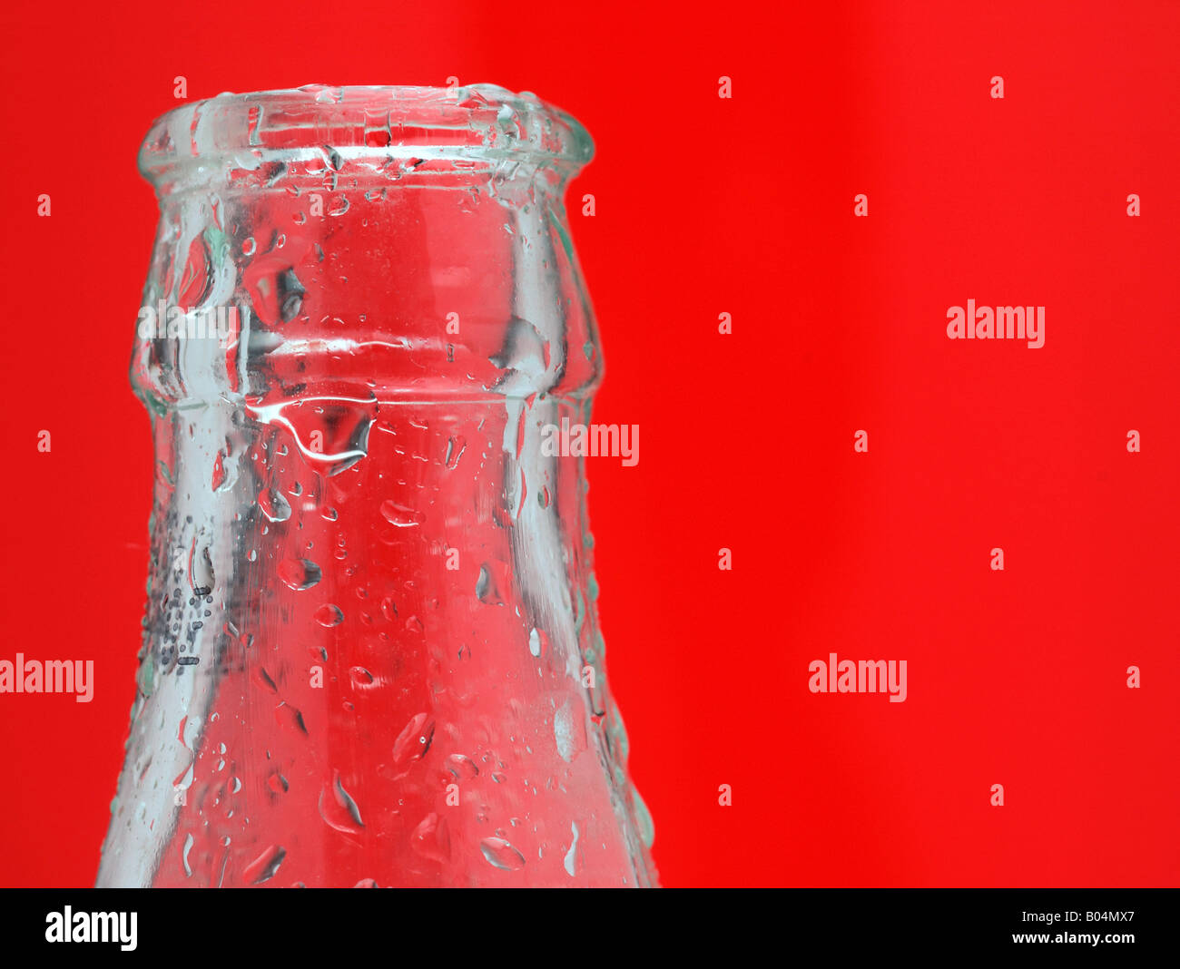 Detail of Empty CocaCola Bottle Stock Photo Alamy