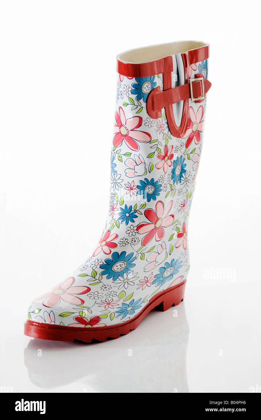 Woman's galoshes. Stock Photo