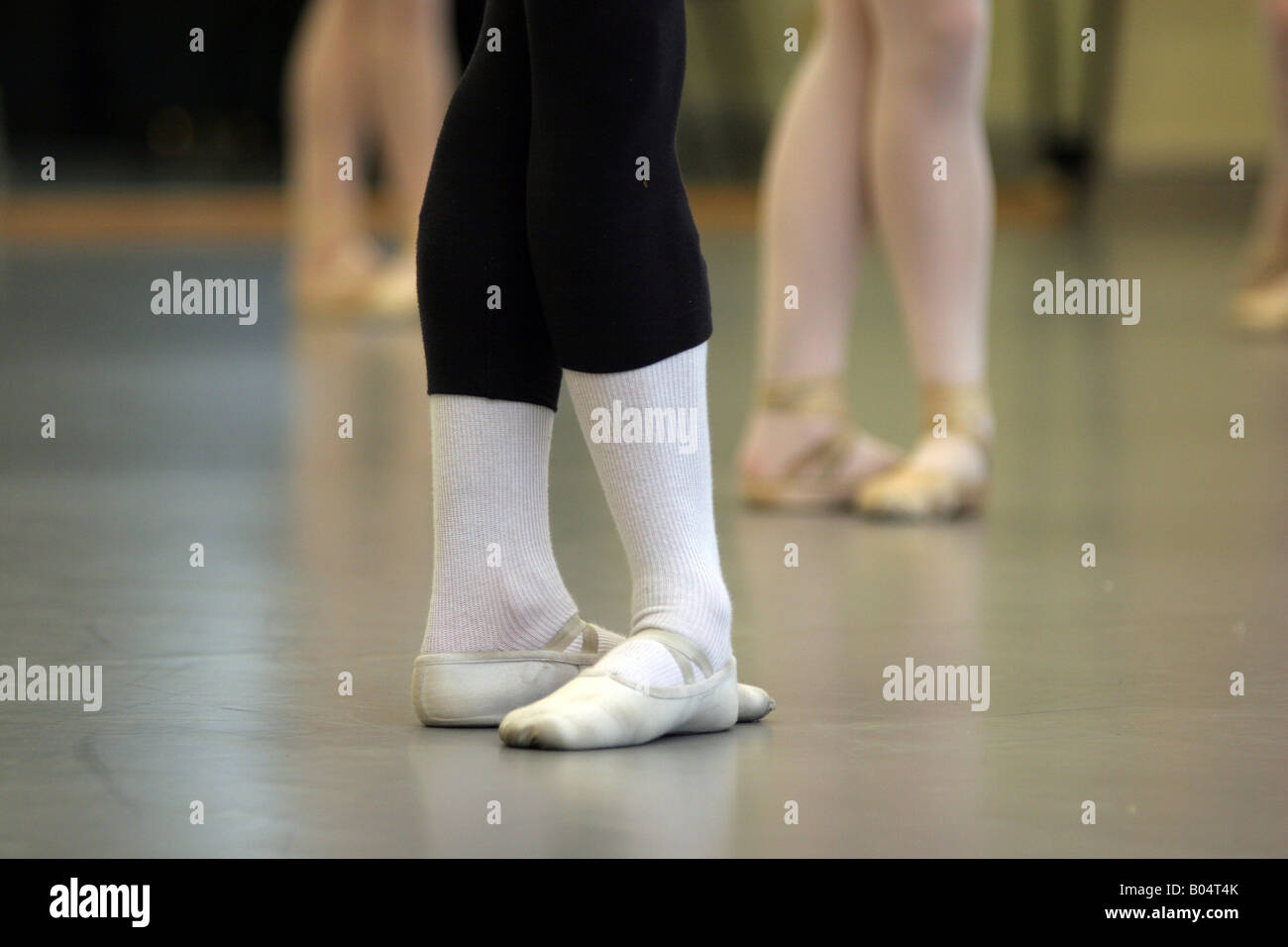 Male dancers feet in rehearsal Stock Photo Alamy
