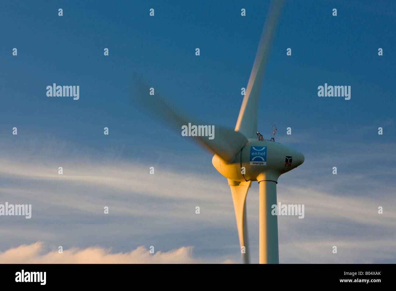 Wind turbines near the town of Casares, Costa del Sol, Province of Malaga, Andalusia (Andalucia), Spain, Europe. Stock Photo