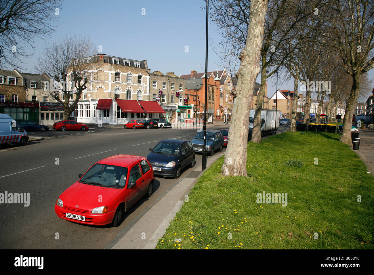 Lauriston Road in South Hackney, London Stock Photo