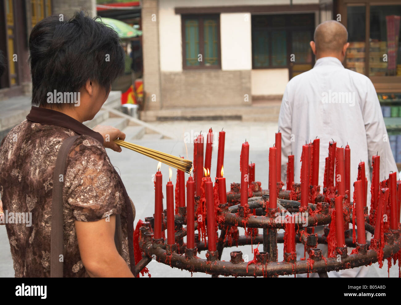 Incense woman hold hi-res stock photography and images - Alamy