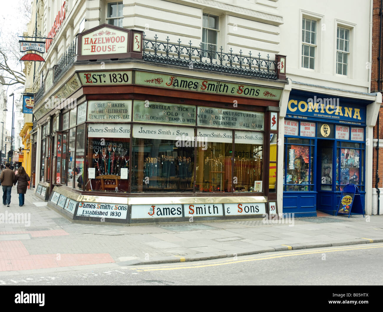 Umbrella shop in London Stock Photo Alamy