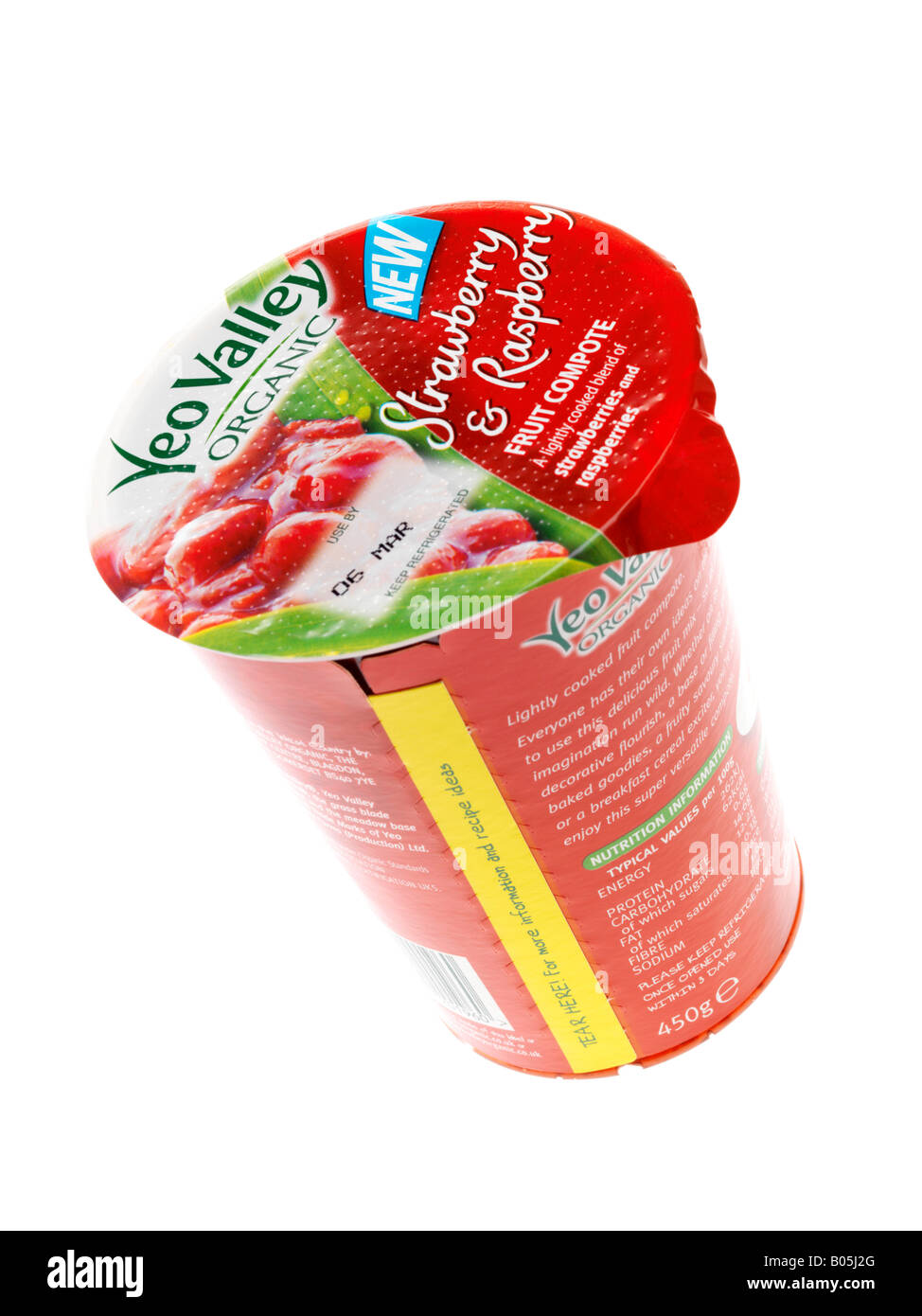 Strawberry and Raspberry Compote Stock Photo Alamy