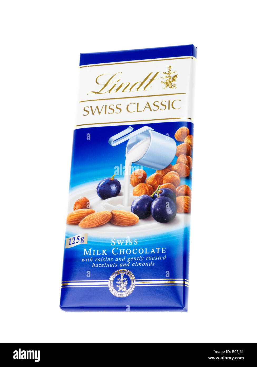 Fruit and Nut Milk Chocolate Bar Stock Photo Alamy