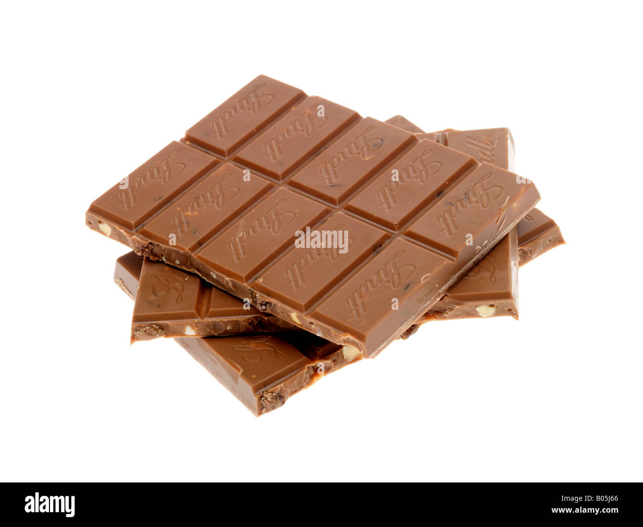 Fruit and Nut Milk Chocolate Bar Stock Photo Alamy