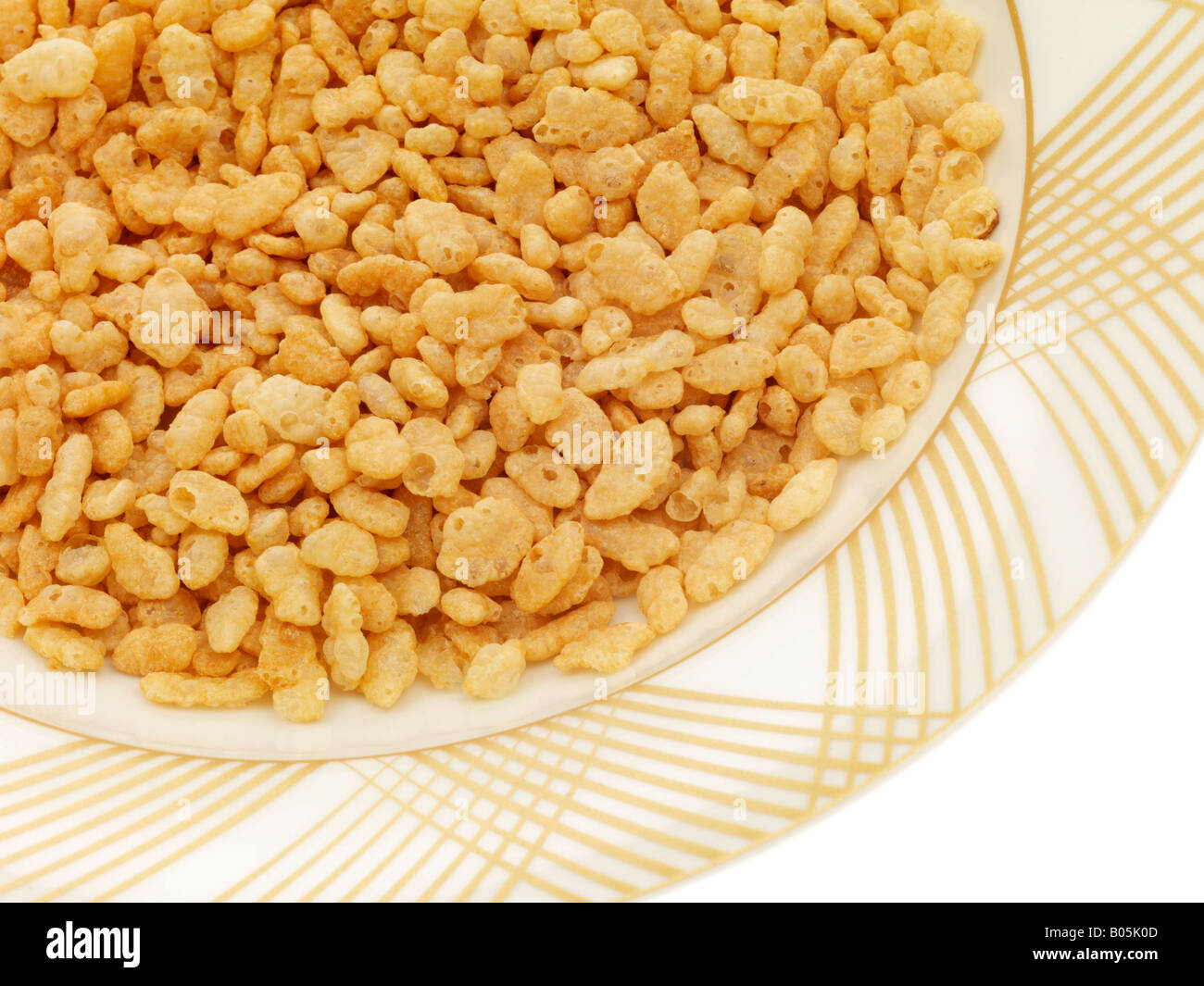 Bowl Of Rice Krispies Stock Photo Alamy