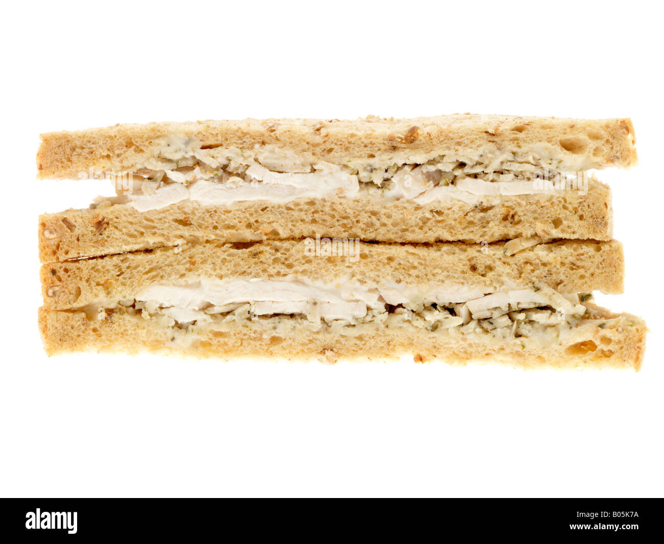 Roast Chicken And Stuffing Sandwich Stock Photo Alamy