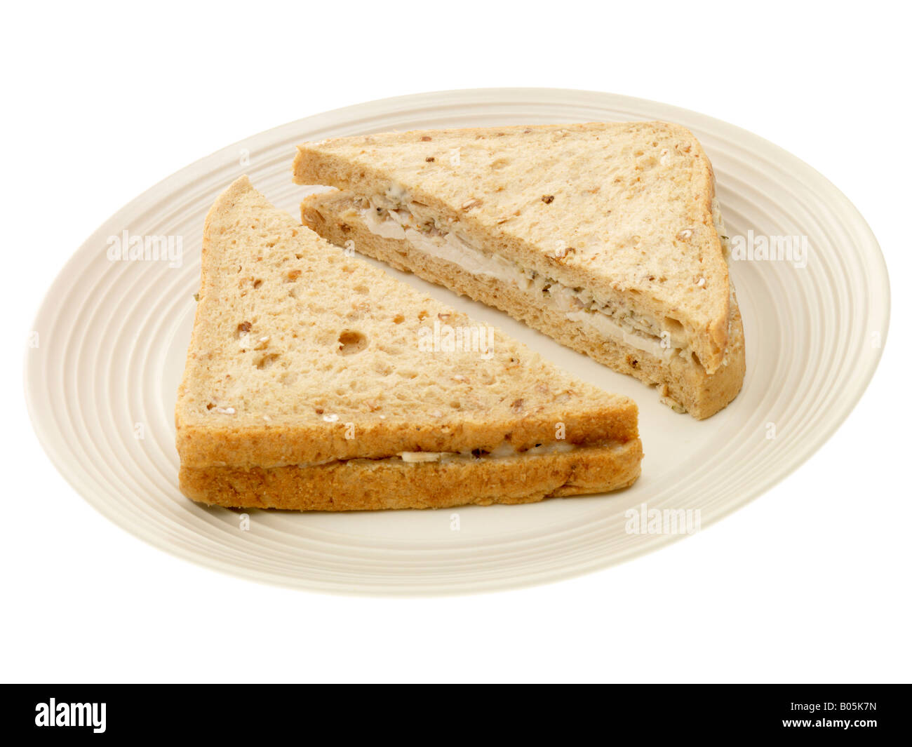 Roast Chicken And Stuffing Sandwich Stock Photo Alamy