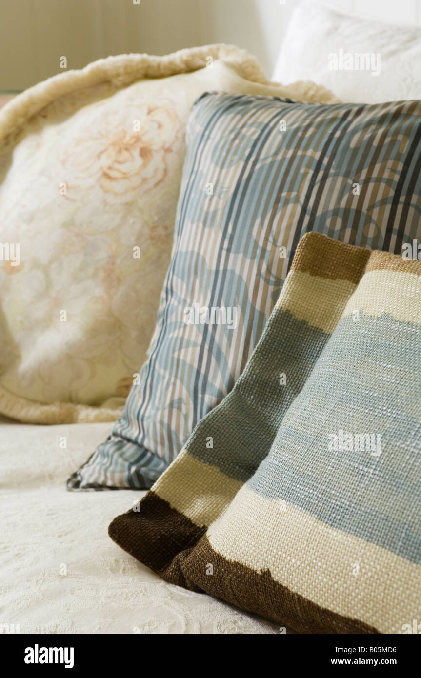 Patterned fabric cushions hires stock photography and images Alamy