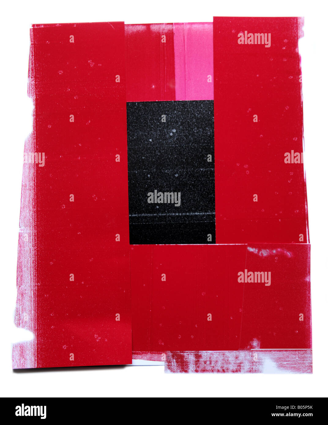 collage of printer's blotting papers suitable for backgrounds Stock