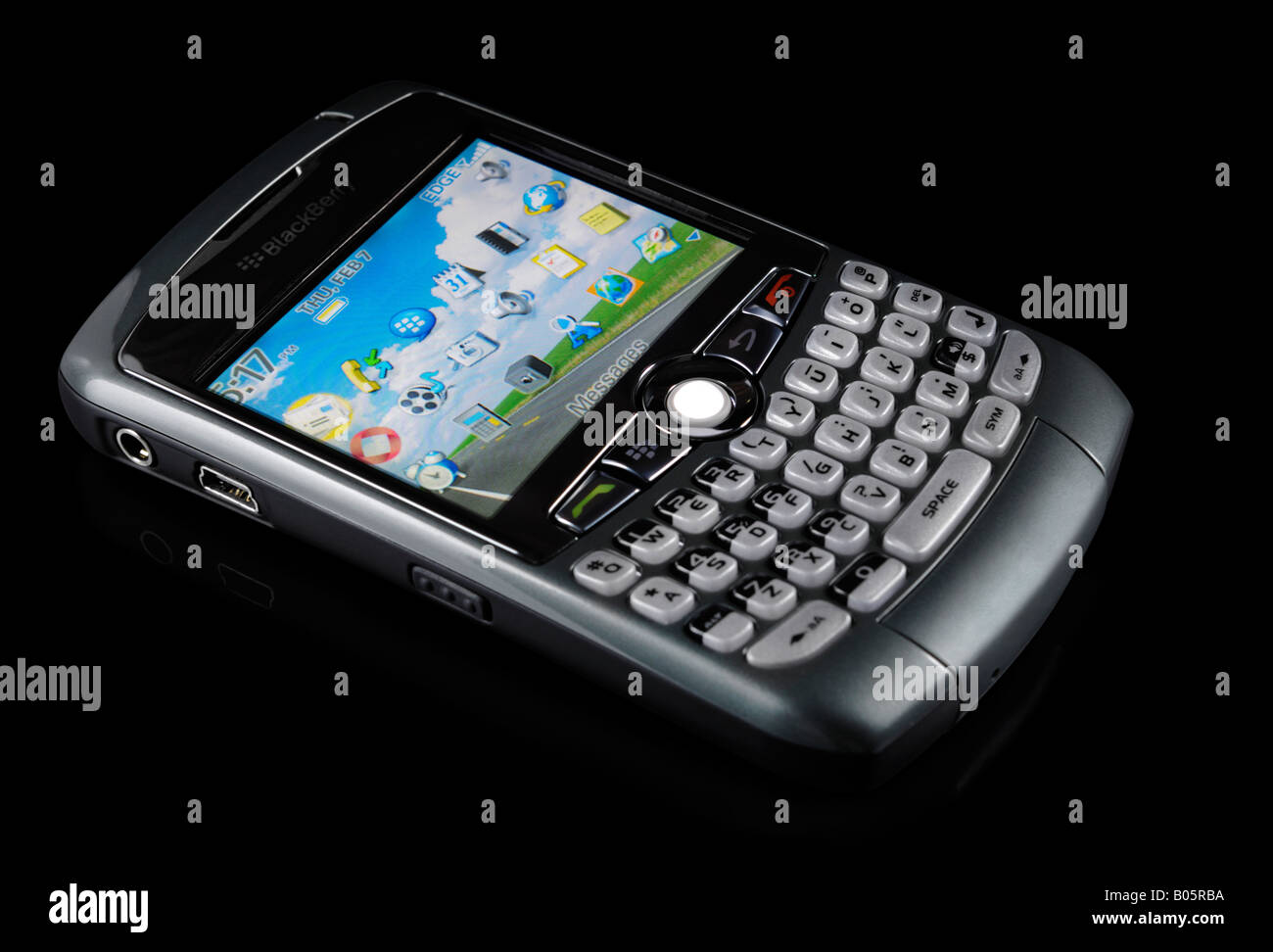 BlackBerry 8310 Curve smartphone Stock Photo