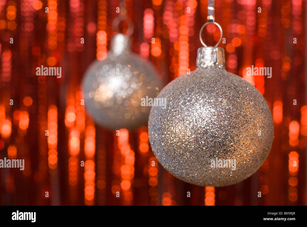 Shiny christmas balls. Stock Photo