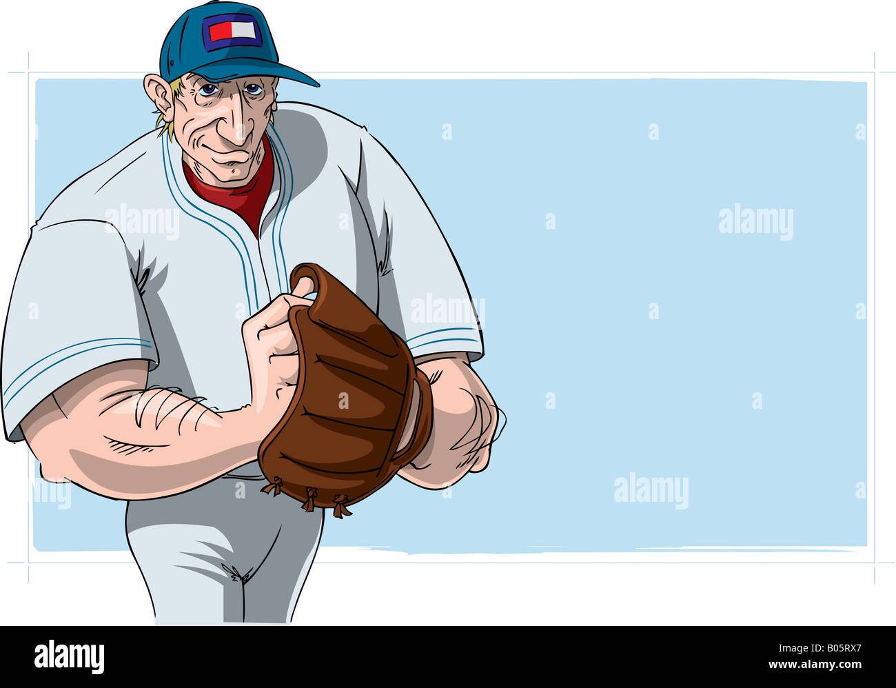 Baseball player Stock Photo