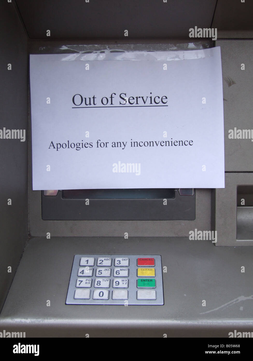 Out order atm machine in hires stock photography and images Alamy