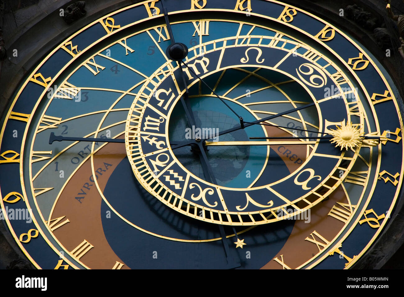 Astronomical Clock Prague Czech Republic Stock Photo Alamy