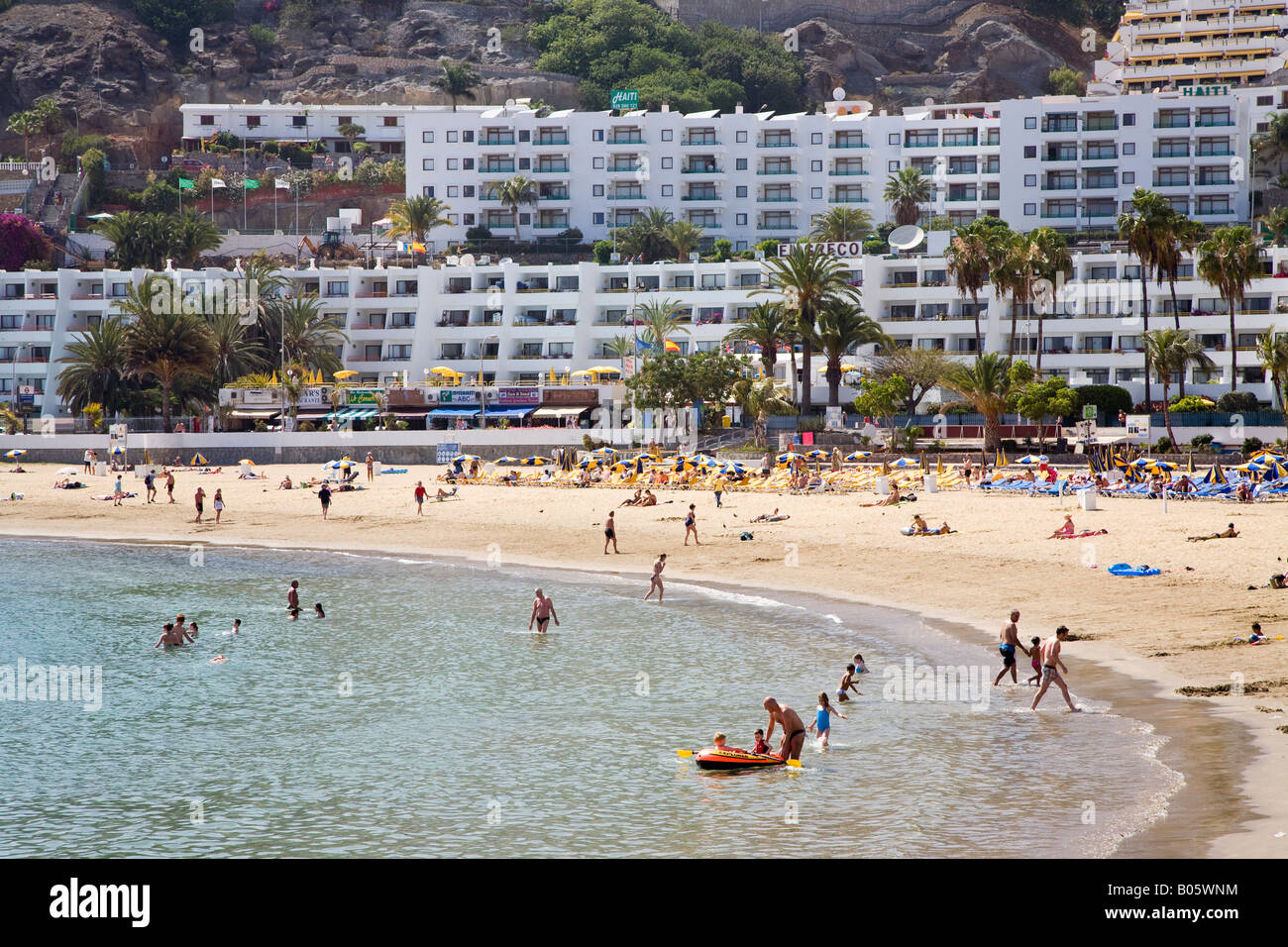 Beach and holiday hotel apartments Puerto Rico Gran Canaria "Canary