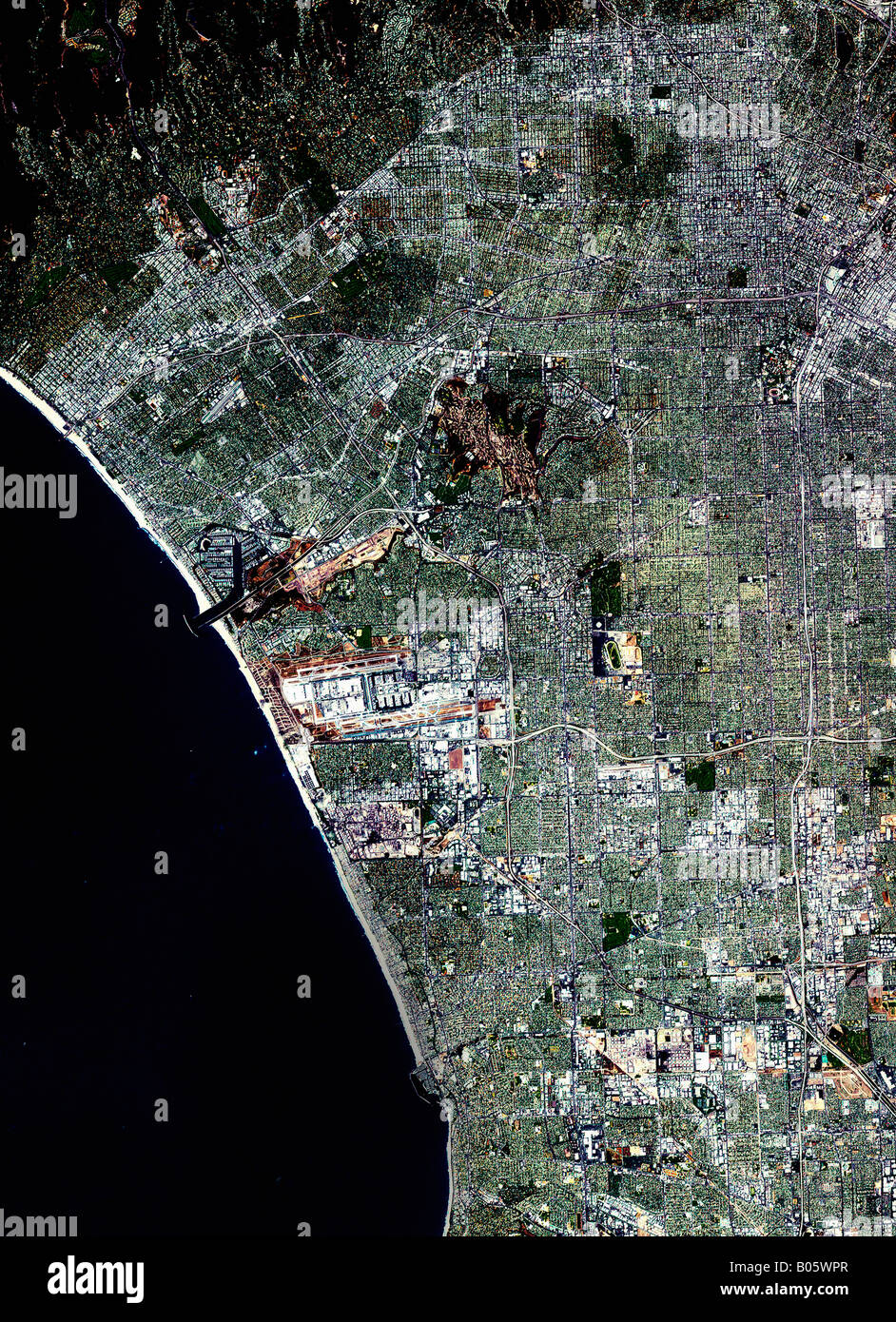 Satellite Image City Los Angeles Hi Res Stock Photography And Images