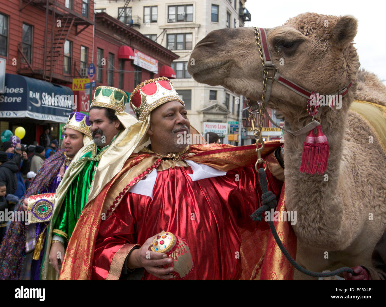 Three Kings Day in Brooklyn New York Stock Photo Alamy