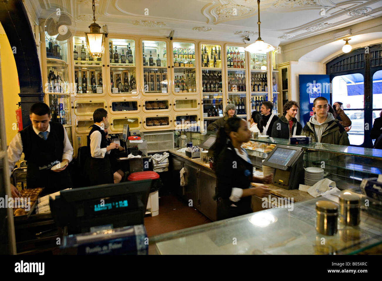 Cafe Pasteis de Belem in Lisbon Portugal Stock Photo Alamy