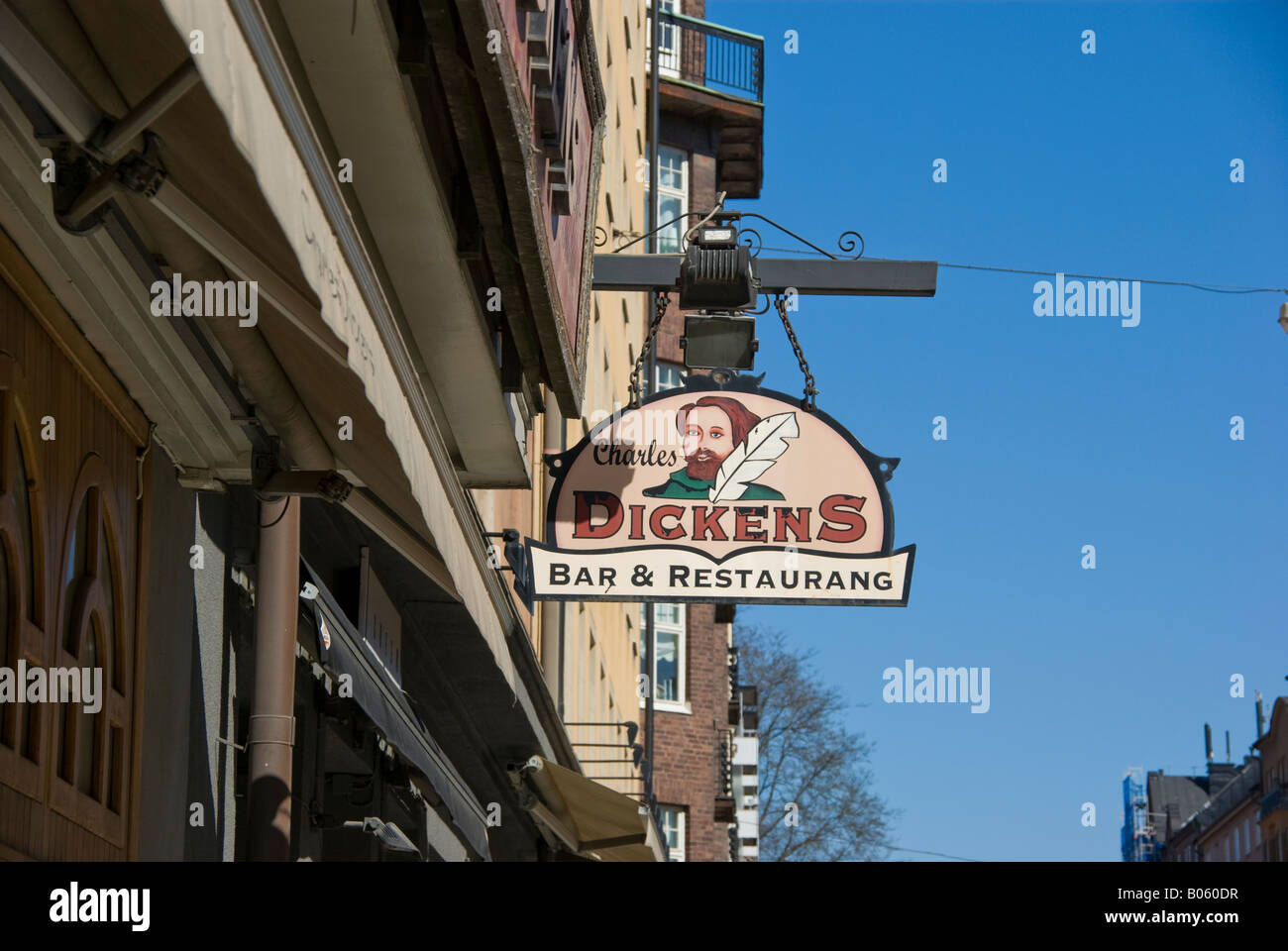 Charles Dickens Pub in Stockholm Stock Photo