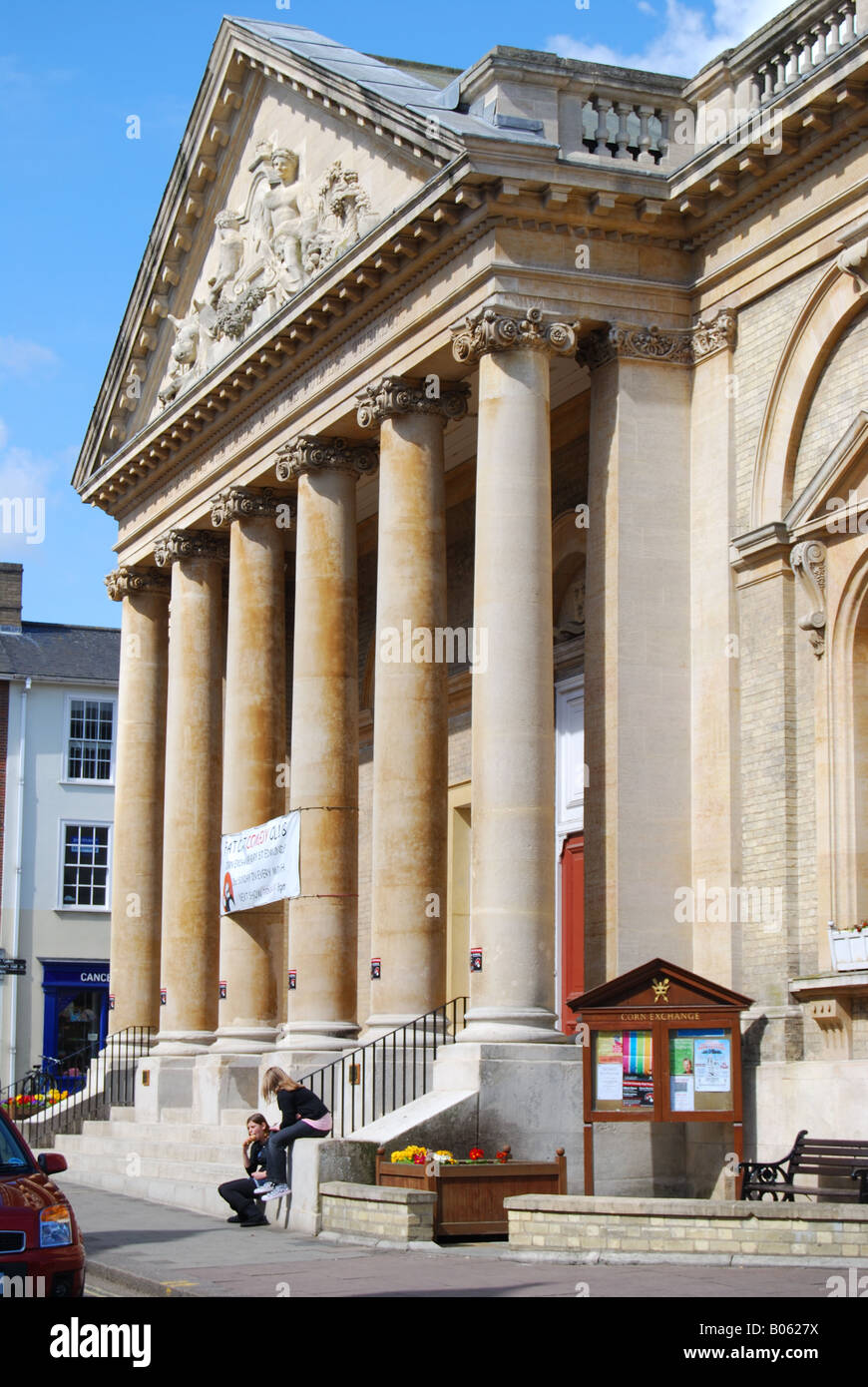 Corn Exchange Building, Abbeygate Street, Bury St Edmunds, Suffolk, England, United Kingdom Stock Photo