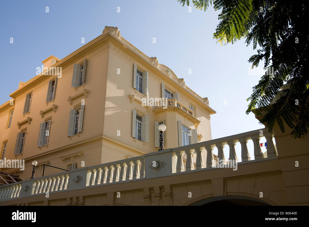 The Old Winter Palace Hotel, Luxor Egypt Stock Photo