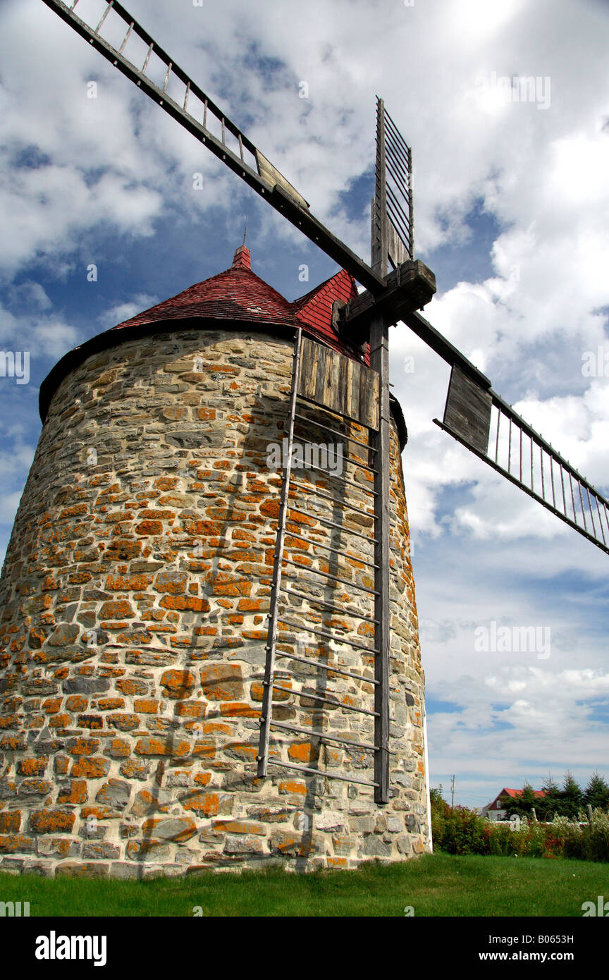 Canada, Quebec, Island of L'isleauxCoudres, Les Moulins. 1826 flour