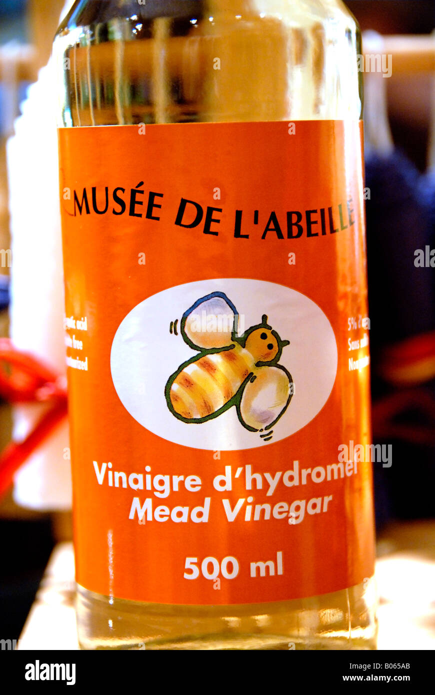 Canada, Quebec. Honey Economusee., honey vinegar. Property release., honey vinegar. Property release. Stock Photo