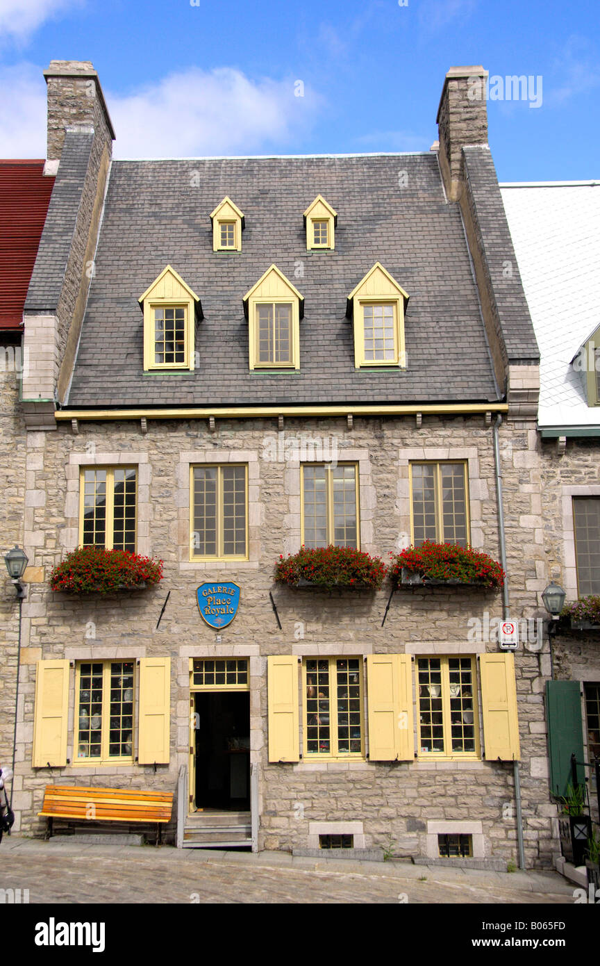 Canada, Quebec, Quebec City. Old Quebec, historic architecture in Place ...
