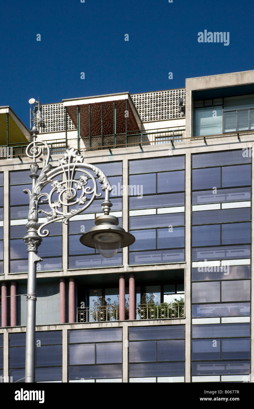 lamp post dublin ireland metal design light Stock Photo Alamy