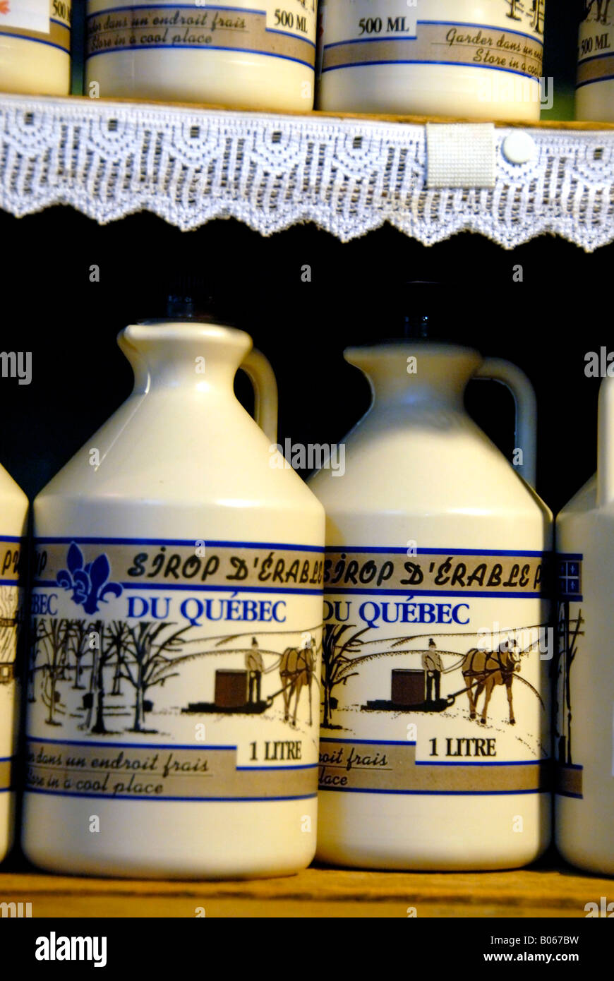 Canada, Quebec. Sugar Shack, maple syrup. Property Release. maple syrup. Property Release. Stock Photo