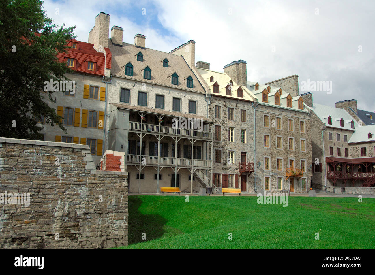 Canada, Quebec, Quebec City. Old Quebec, historic architecture. IMAGE ...