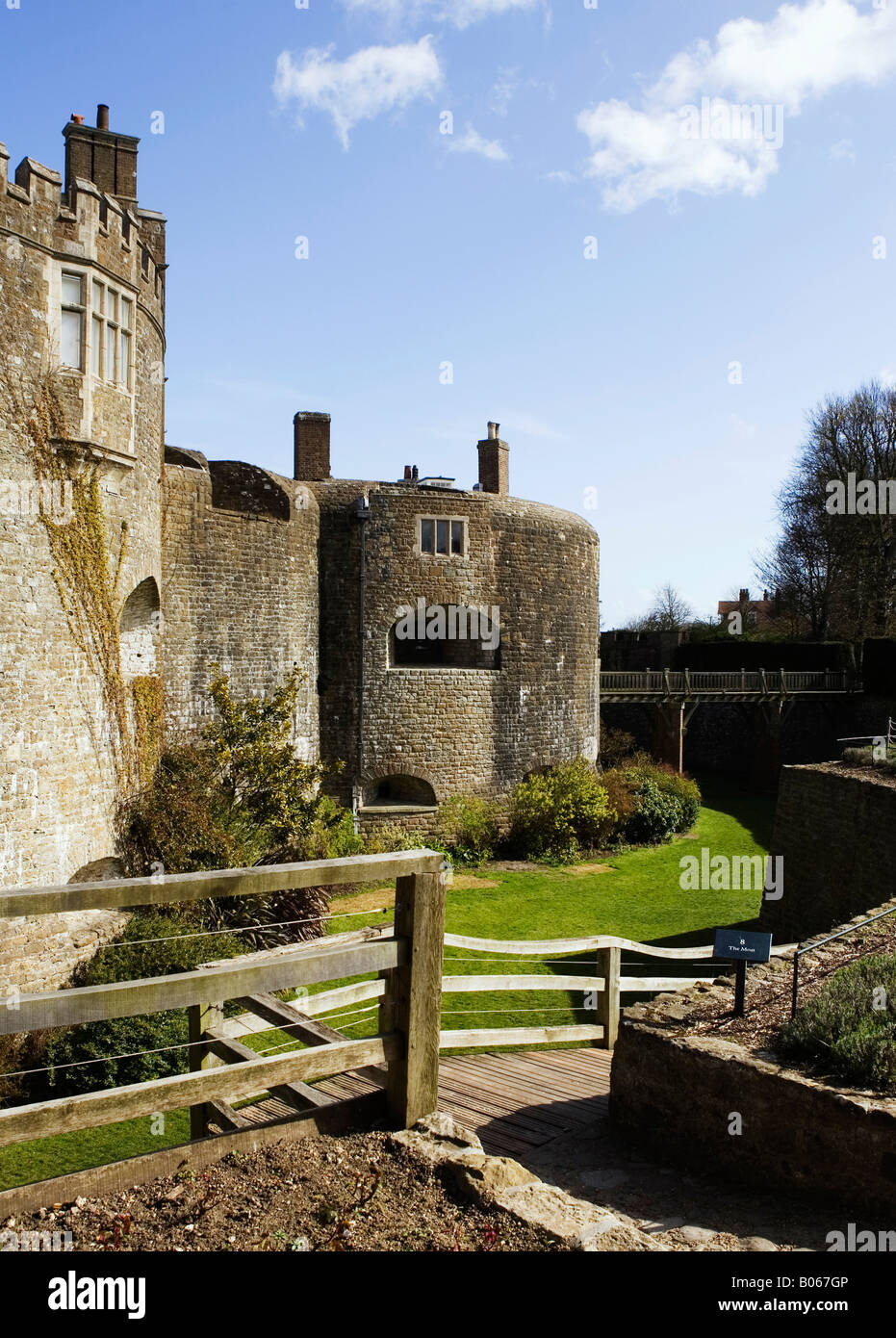 Walmer Castle, Kent - Historic Castle and Gardens Stock Photo
