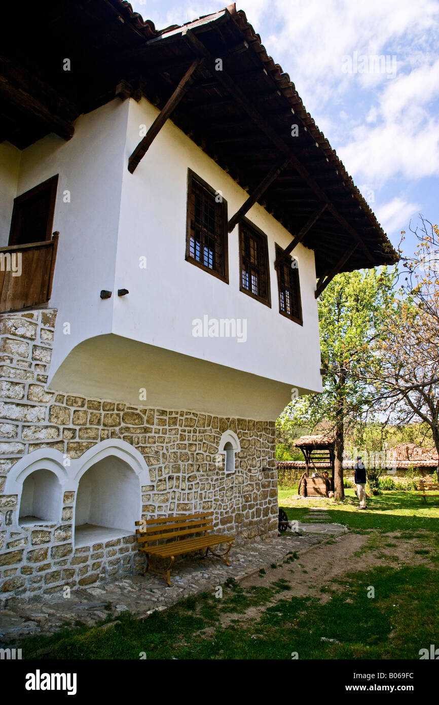 A tour of Konstantilev House a traditional Bulgarian home Stock Photo