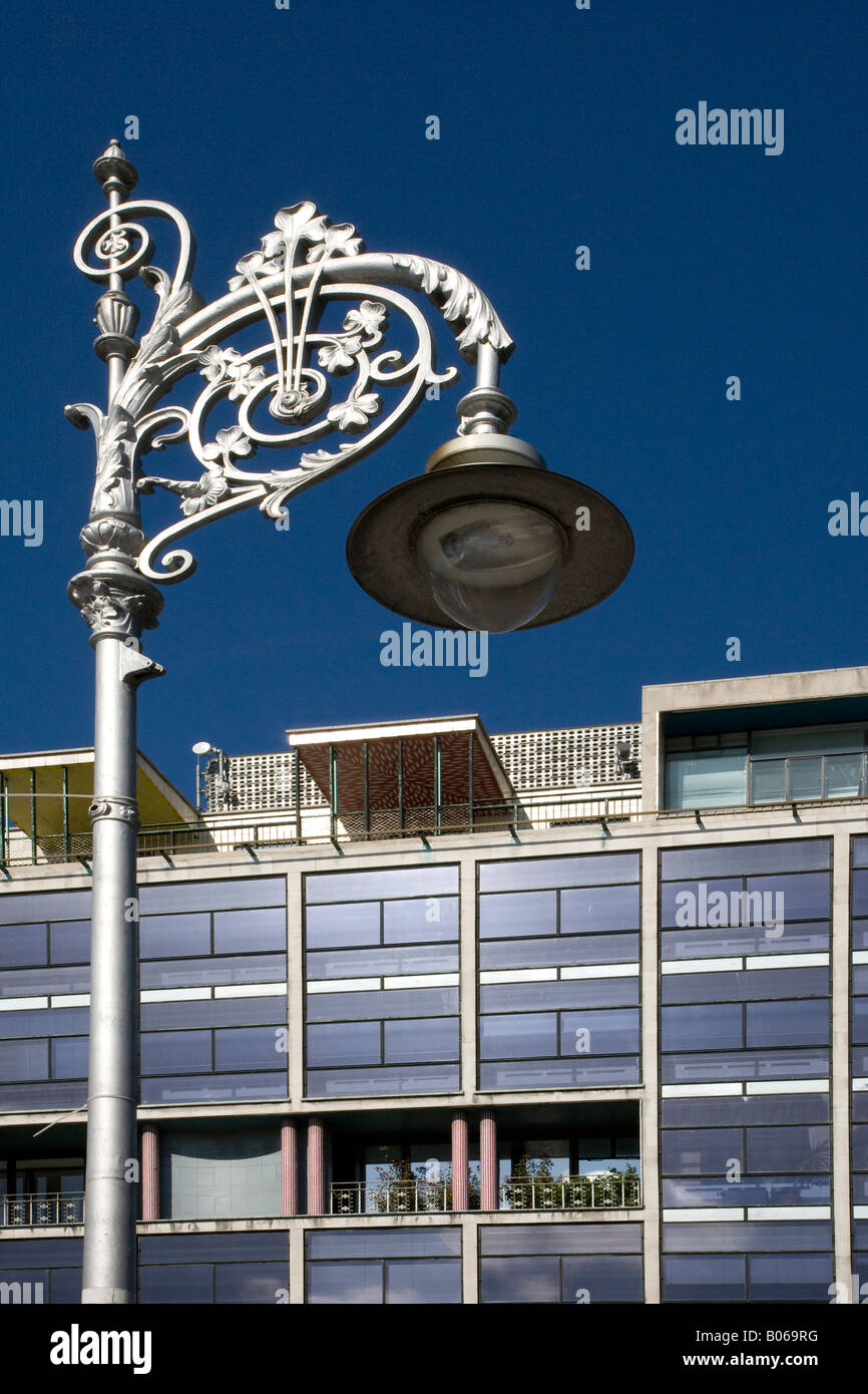 lamp post dublin ireland metal design light Stock Photo Alamy