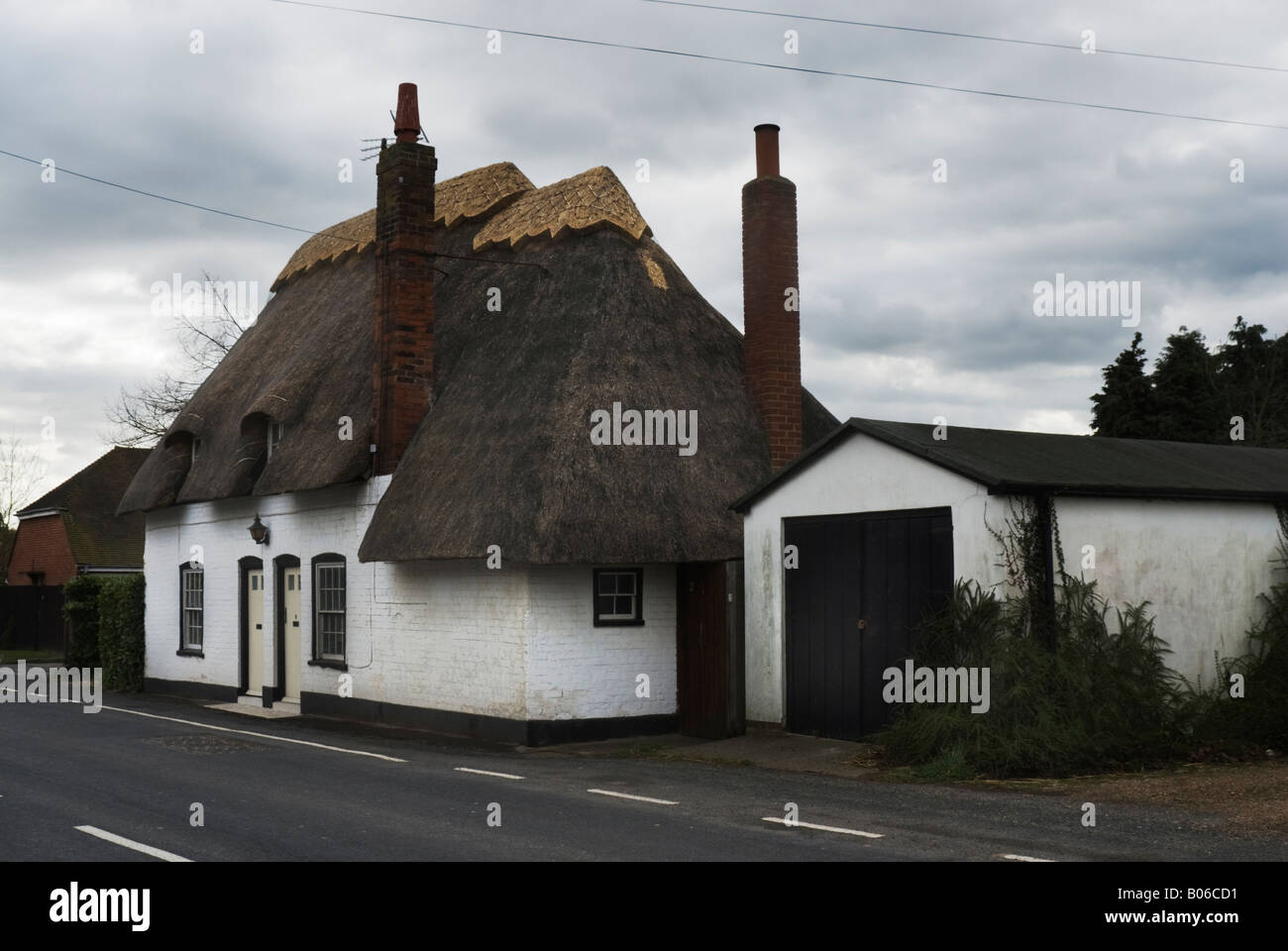 Thatched cottage near Canterbury, Kent, UK Stock Photo